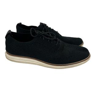 Cole Haan Grand OS Men's Black Oxford Wingtip Shoe Stitchlite Size 11